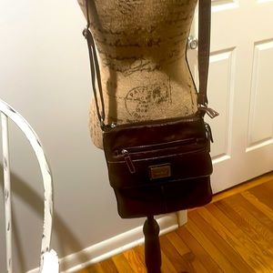 Diverso Italian Leather vintage crossbody bag